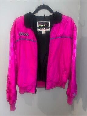 Arctic Cat Neon Pink Bomber Jacket